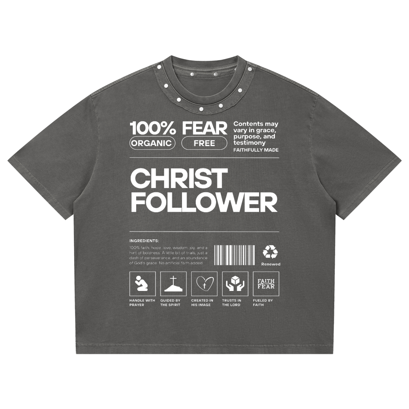 Christ Follower Tee — Gray