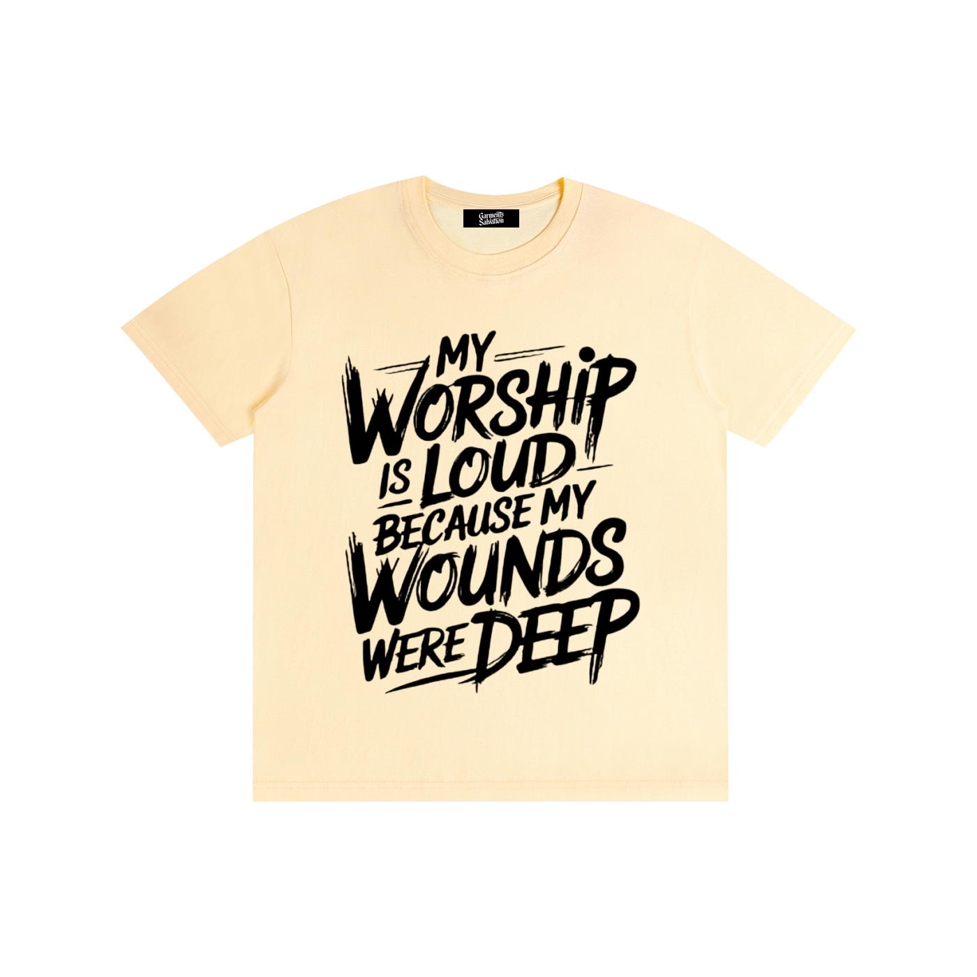 Loud Worship Tee — Butter