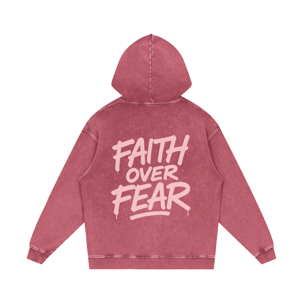 Dream Big Oversized Hoodie — Red