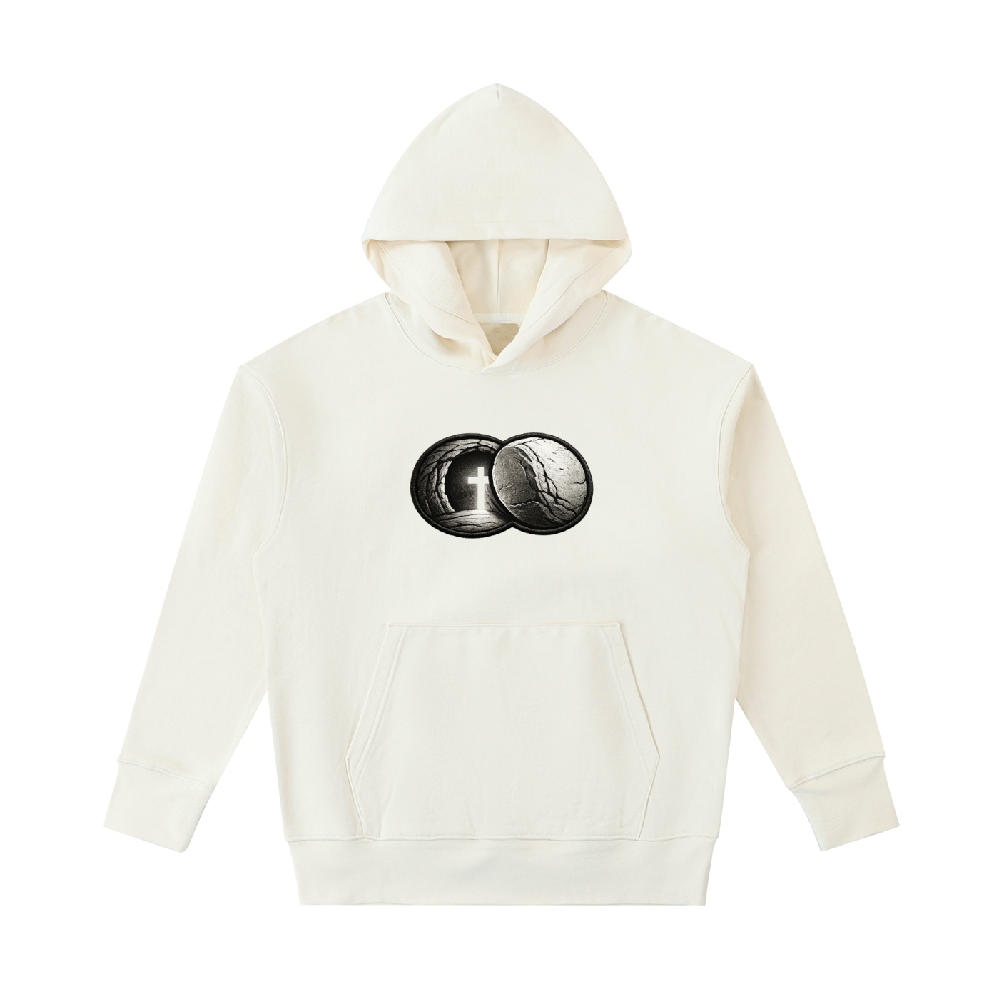 Unchained Oversized Hoodie — Cream