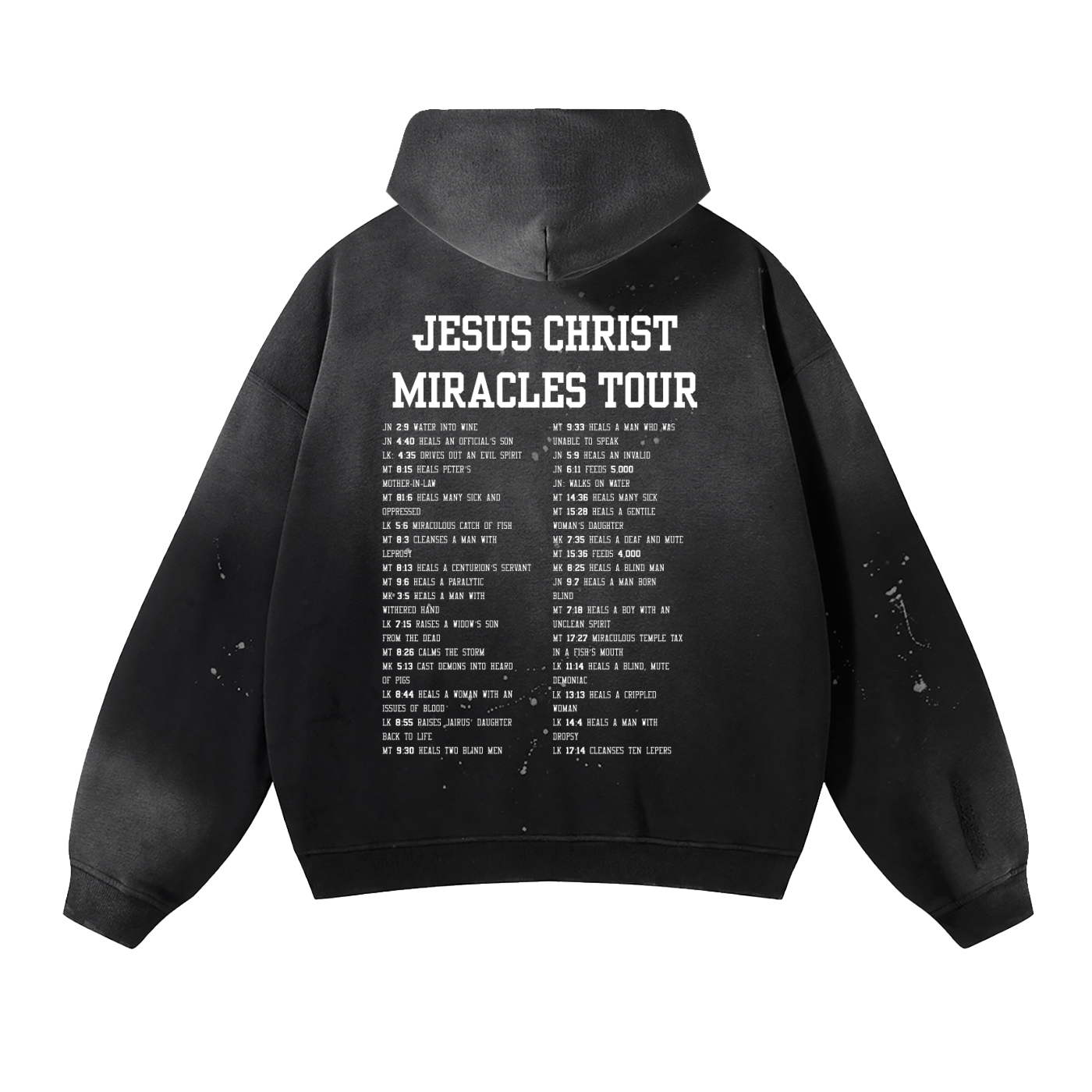 Miracles Tour Hoodie — Black