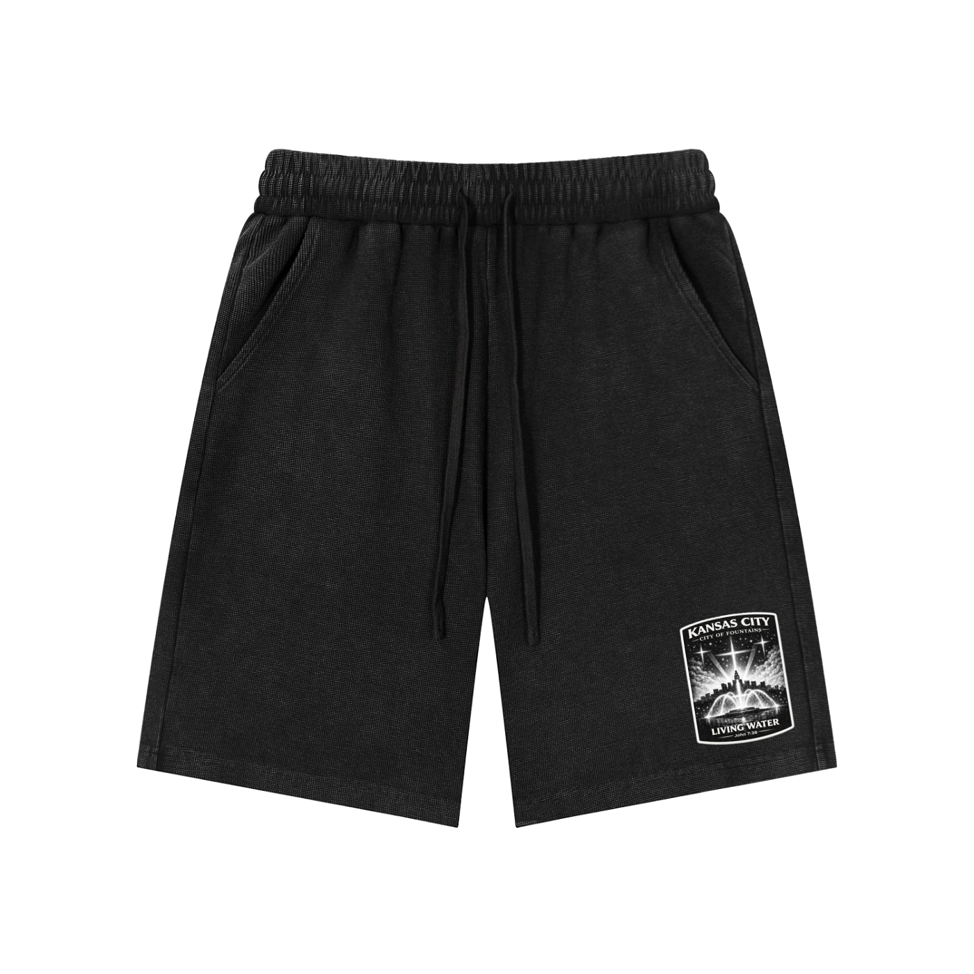 City of Fountains Shorts — Black