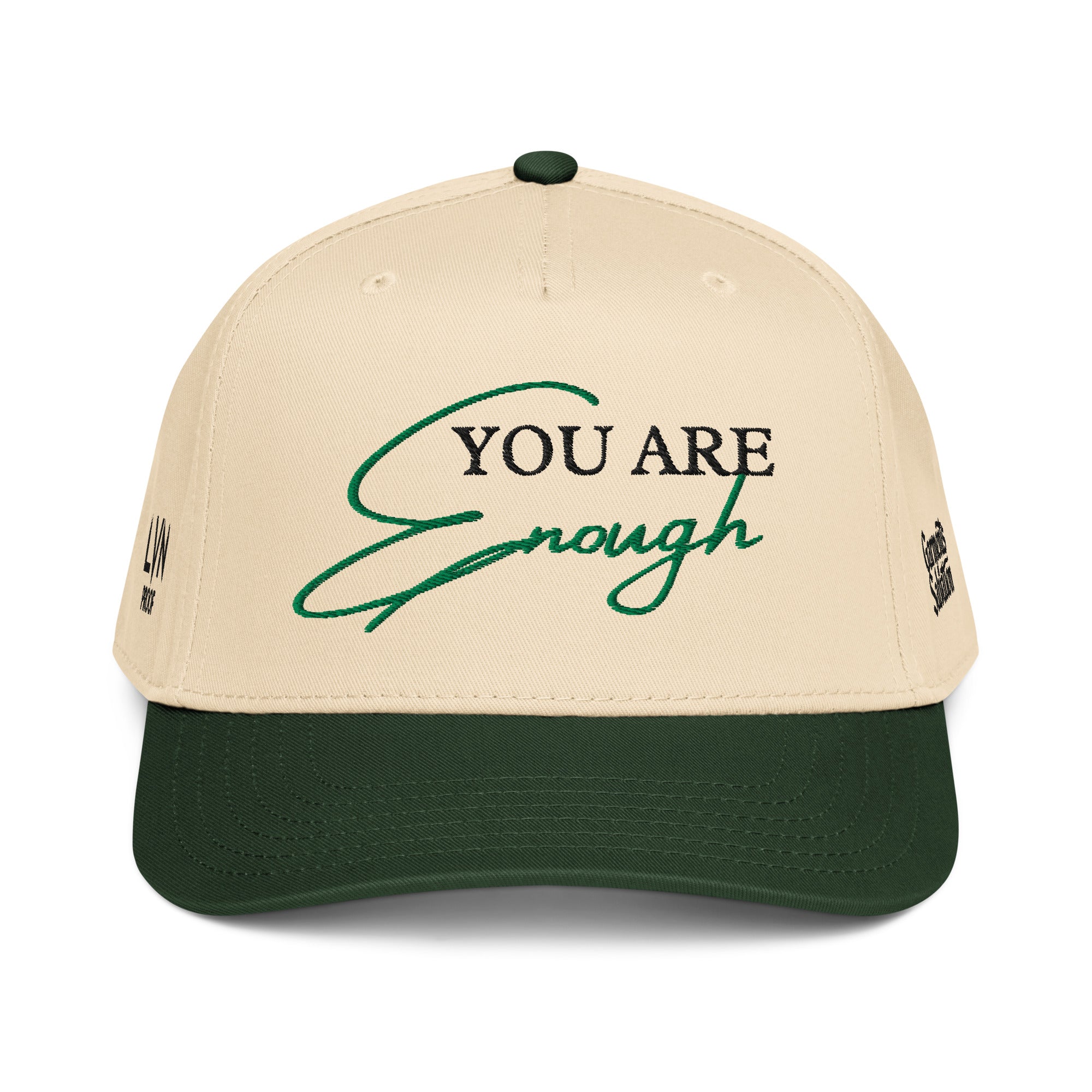 Enough Snapback — Green/Cream