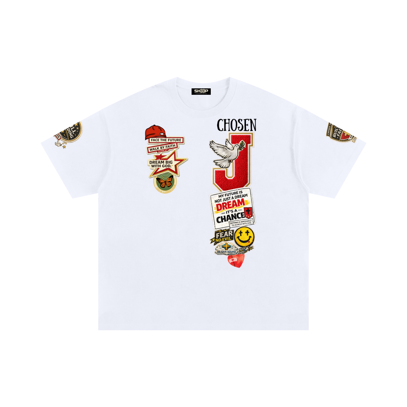 CHZN Oversized T-Shirt — White