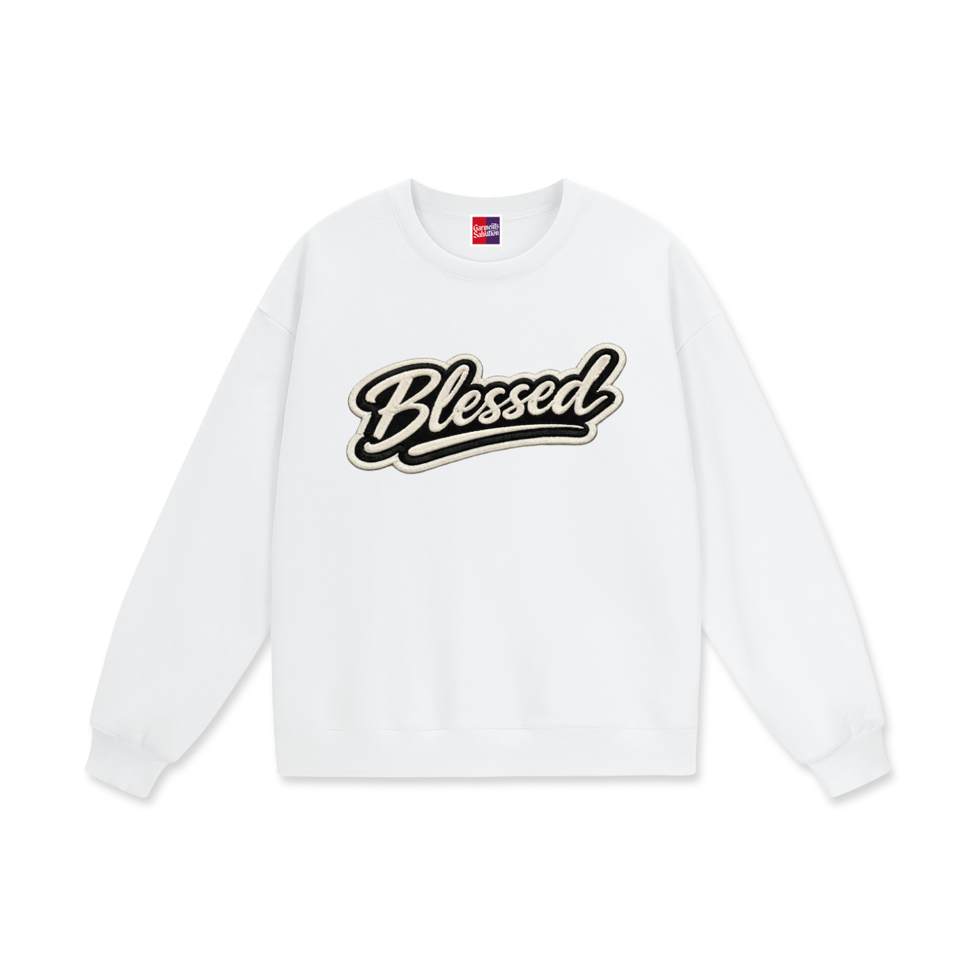 Blessed Oversized Sweatshirt — White