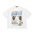 Let Go Oversized Tee — White