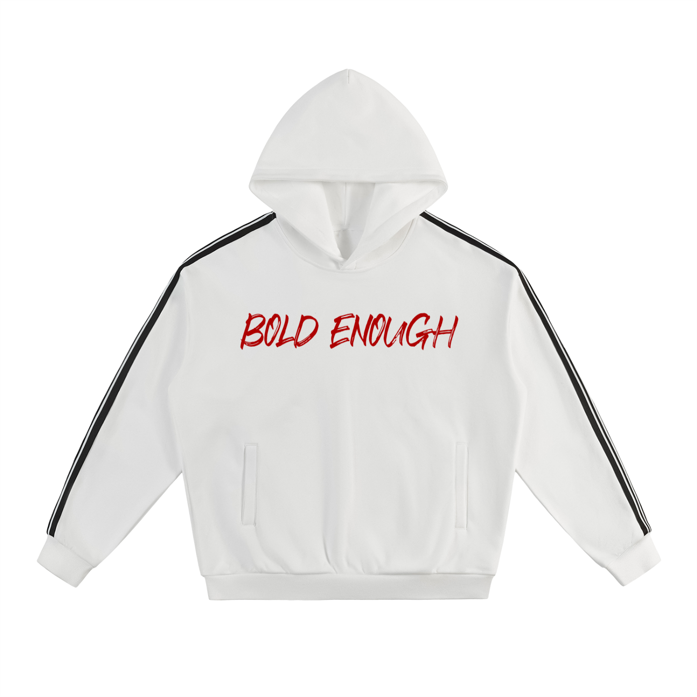 Bold Oversized Hoodie — White