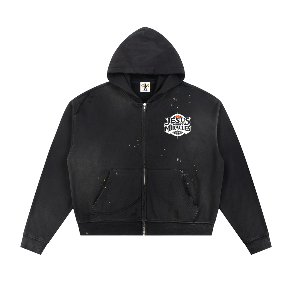 Wonders Oversized Zip-Up Hoodie