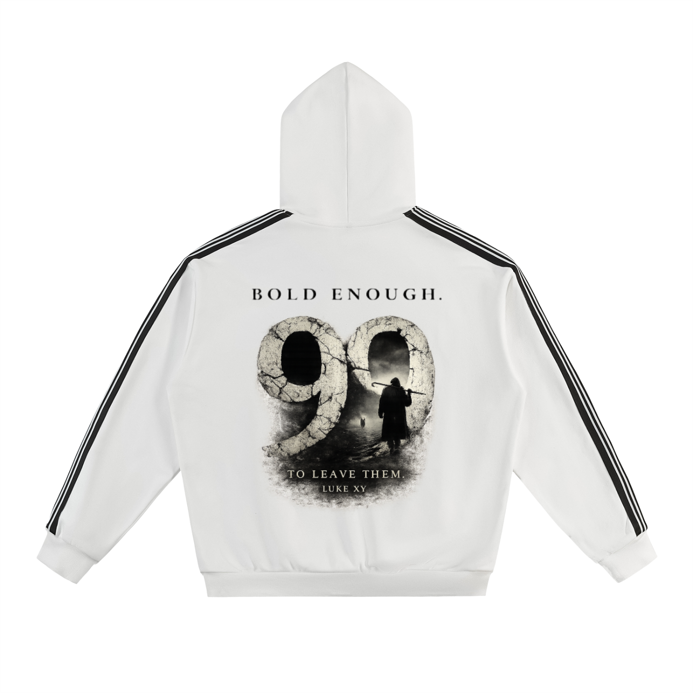 Black Sheep Hoodie —White