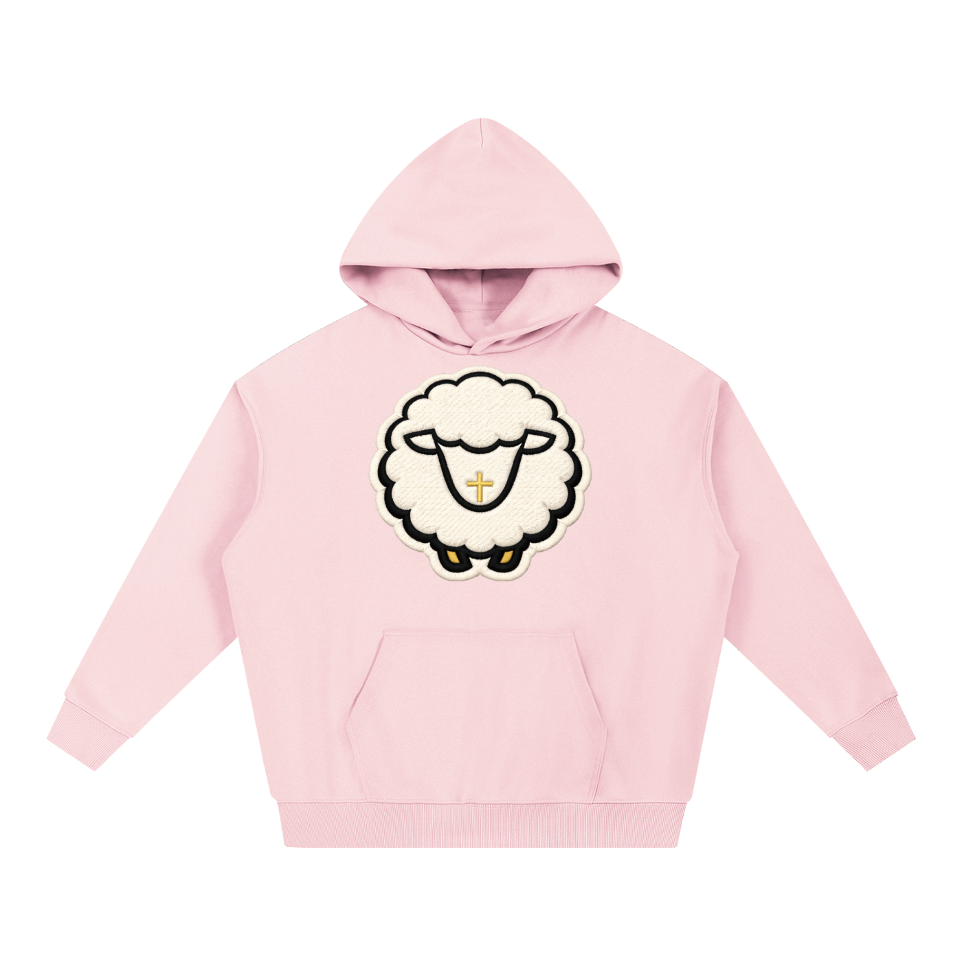 SH33P Oversized Hoodie — Pink