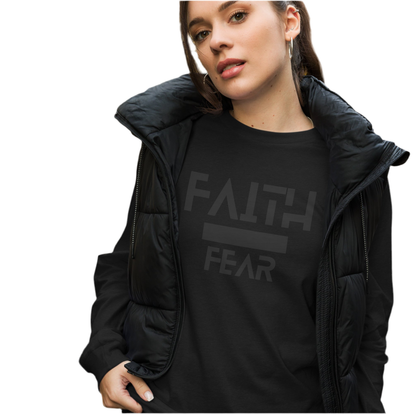 Faith Over Fear [Blackout] Tee