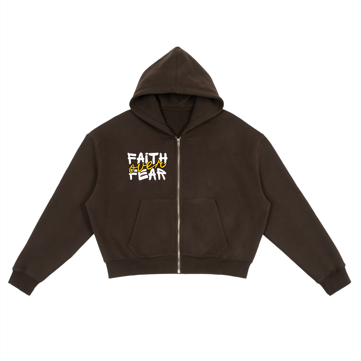 Fearless Boxy Zip Hoodie