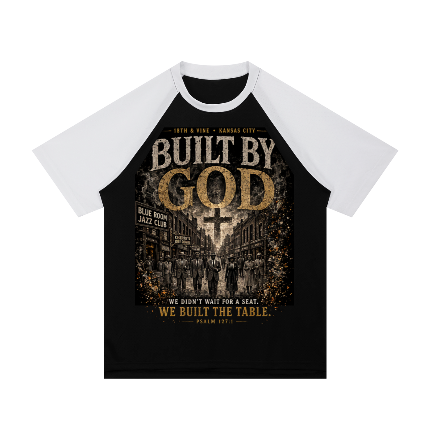 18th & Vine Tee — Black/White