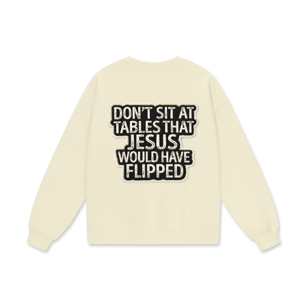 Flip’T Oversized Sweatshirt — Bone