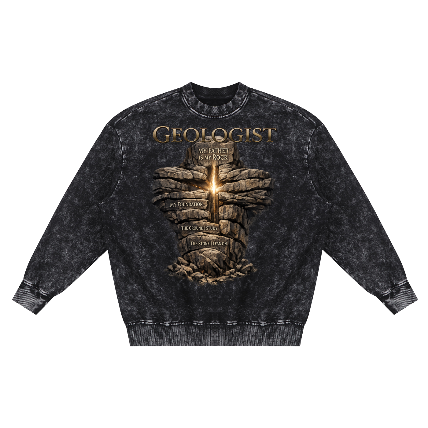 Geology, PhD Sweatshirt — Black