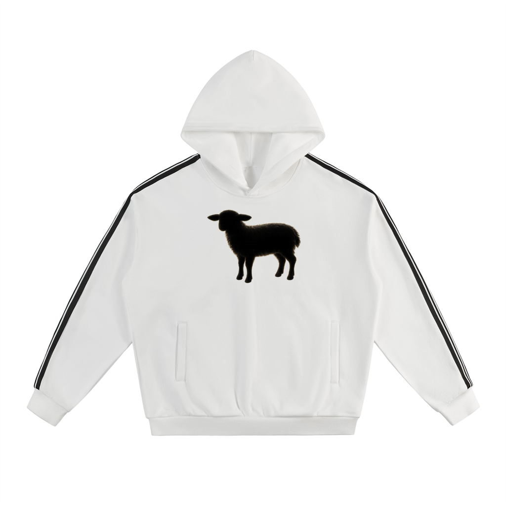 Black Sheep Hoodie —White