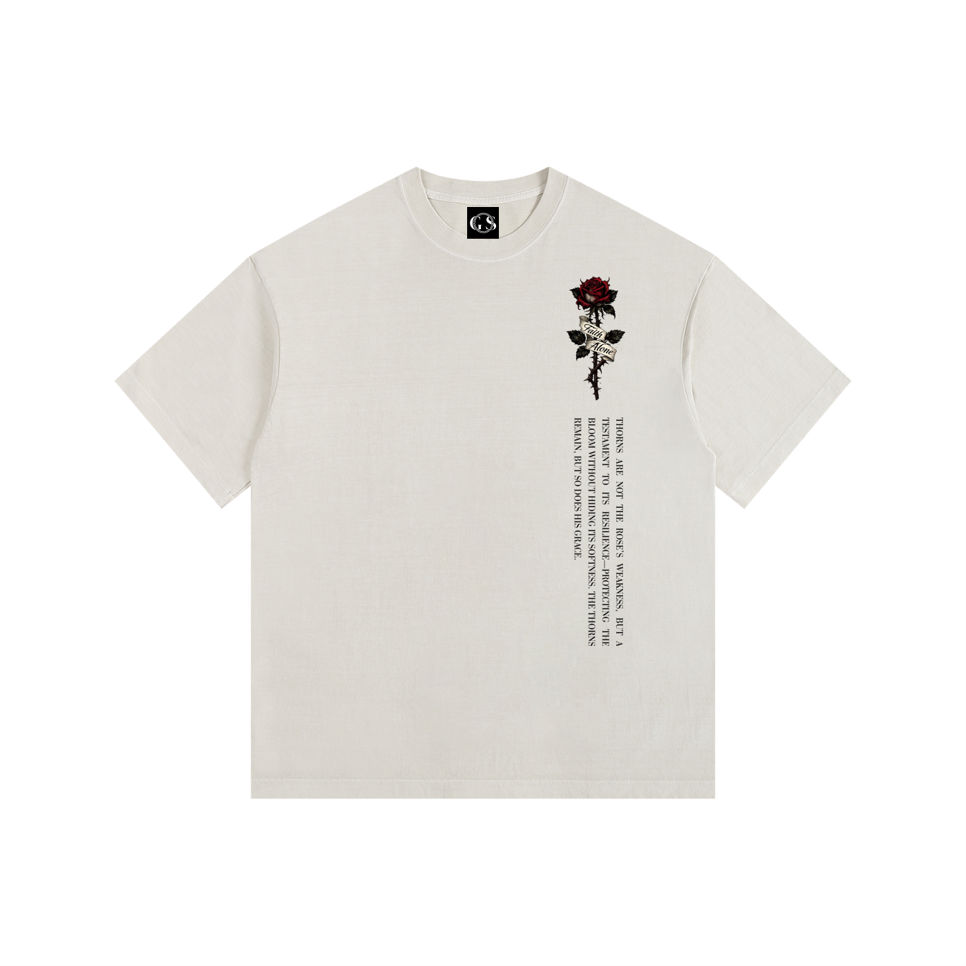 Faith Alone Oversized Tee